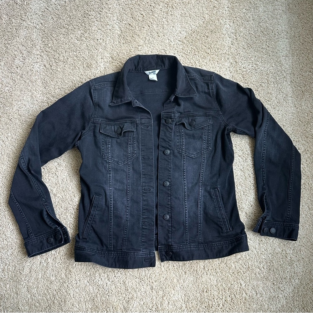 Duluth Trading Co Black Jean Jacket Timeless Design